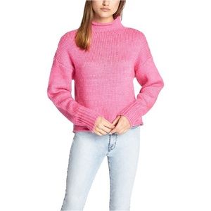 NWOT Sanctuary Curl Up Pullover Sweater in Pink
